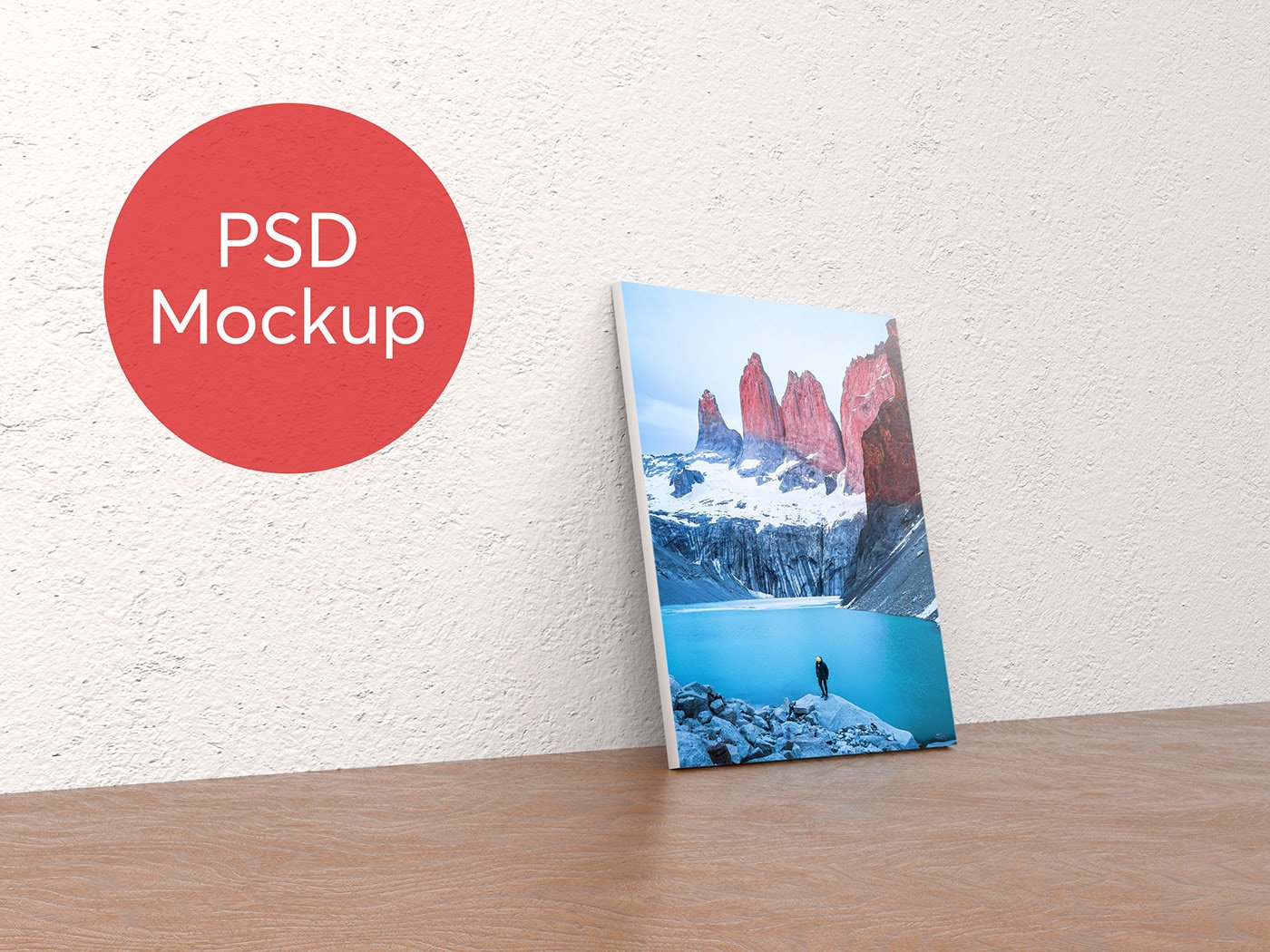 Beautiful Poster Free PSD Mockup - PlanetMockup